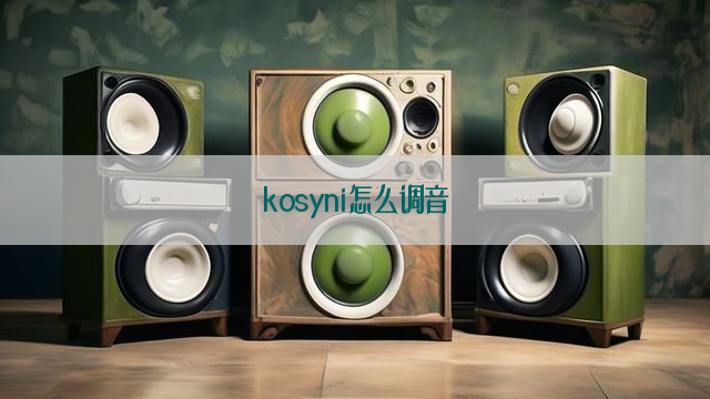 kosyni怎么调音