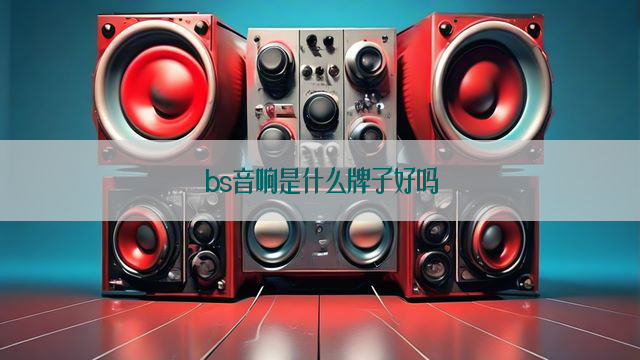 bs音响是什么牌子好吗