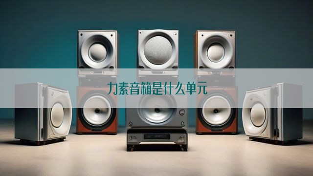 力素音箱是什么单元