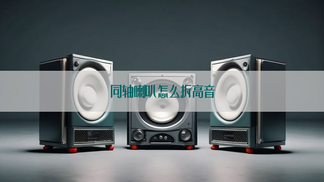 同轴喇叭怎么拆高音