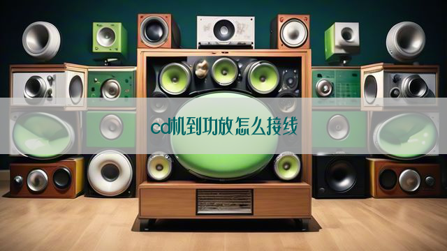 cd机到功放怎么接线