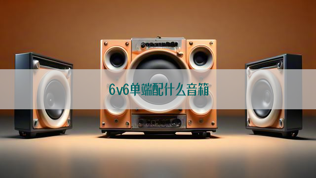 6v6单端配什么音箱