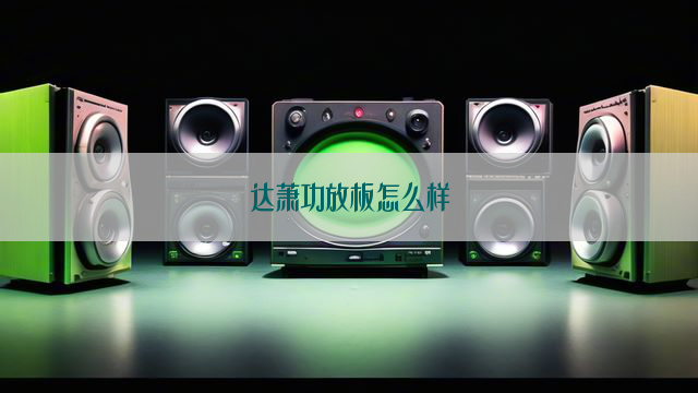 达萧功放板怎么样