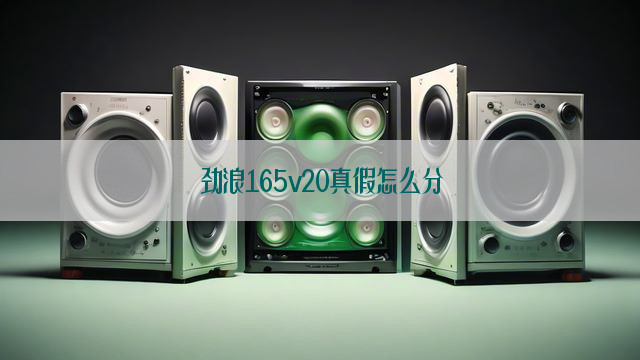 劲浪165v20真假怎么分