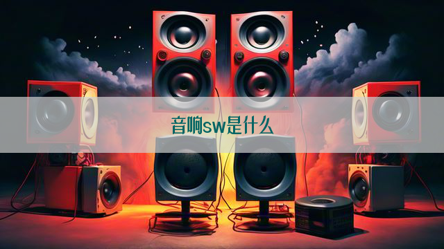 音响sw是什么