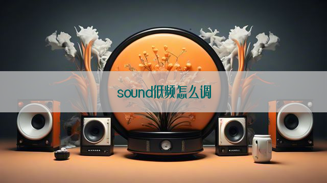 sound低频怎么调