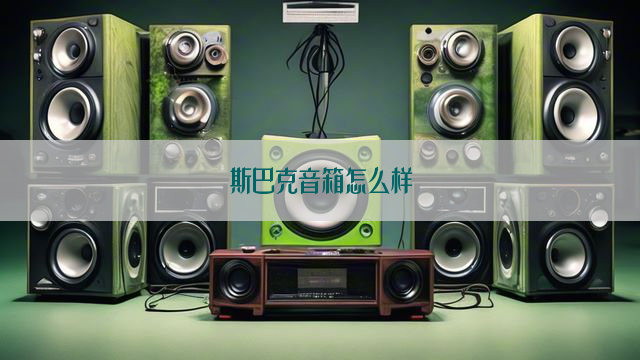 斯巴克音箱怎么样