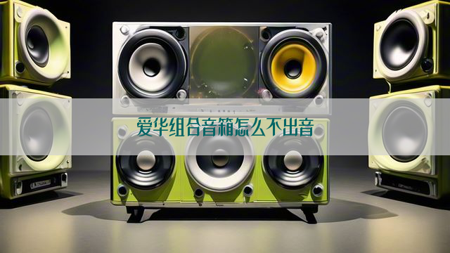 爱华组合音箱怎么不出音