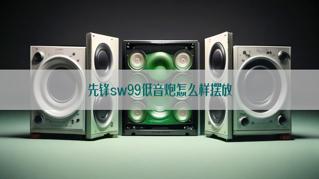 先锋sw99低音炮怎么样摆放