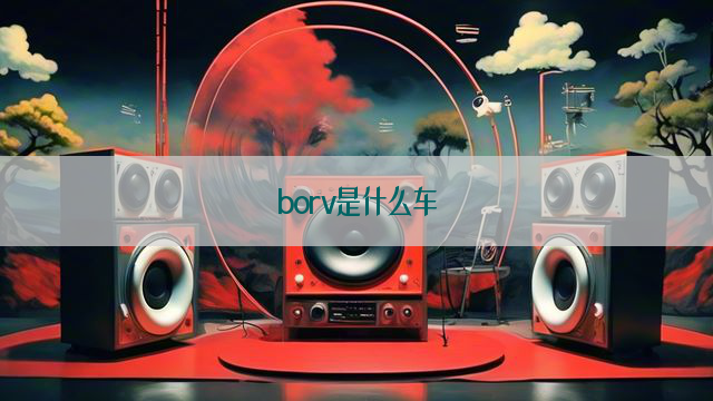 borv是什么车