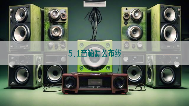 5.1音箱怎么布线