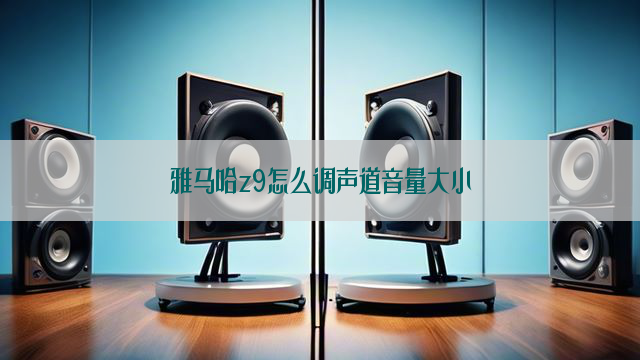 雅马哈z9怎么调声道音量大小