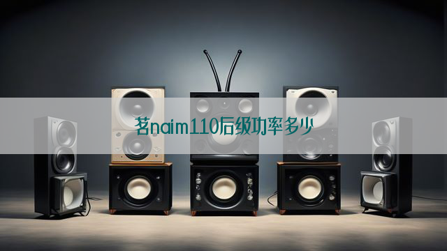 茗naim110后级功率多少