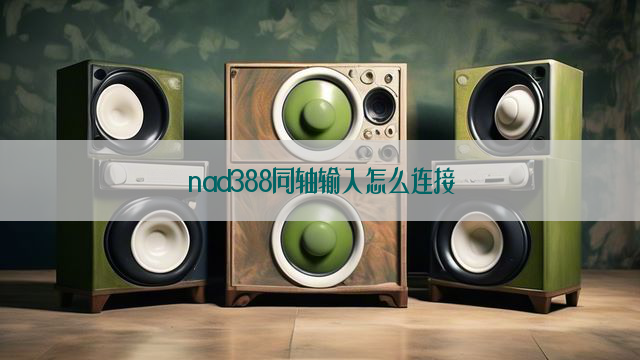 nad388同轴输入怎么连接